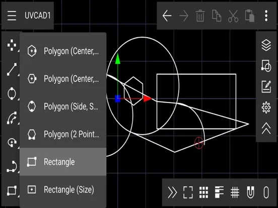 UVCAD-CAD 2D Drawing Drafting iPad  স্ক্রিনশট