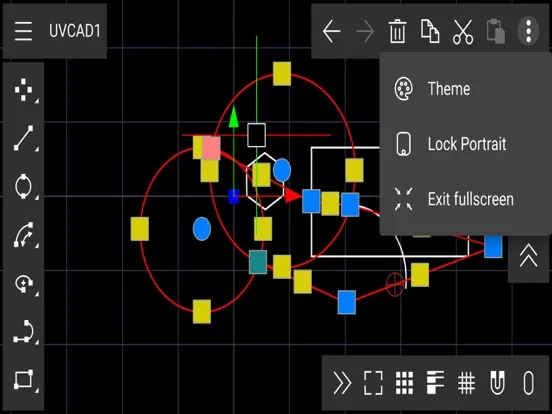 UVCAD-CAD 2D Drawing Drafting iPad  স্ক্রিনশট