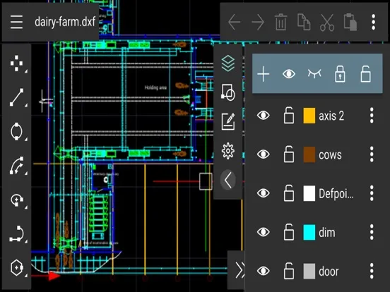 UVCAD-CAD 2D Drawing Drafting iPad  স্ক্রিনশট