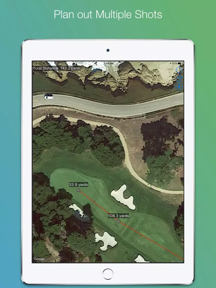 Golf GPS Range Finder Pro iPad  স্ক্রিনশট