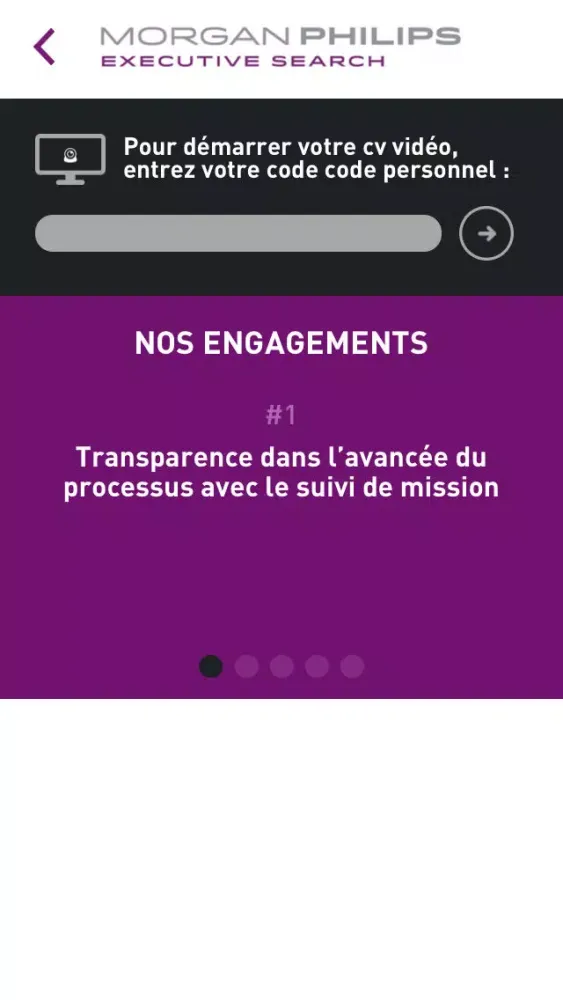 Captures d'écran de Video Profile – Morgan Philips Executive Search