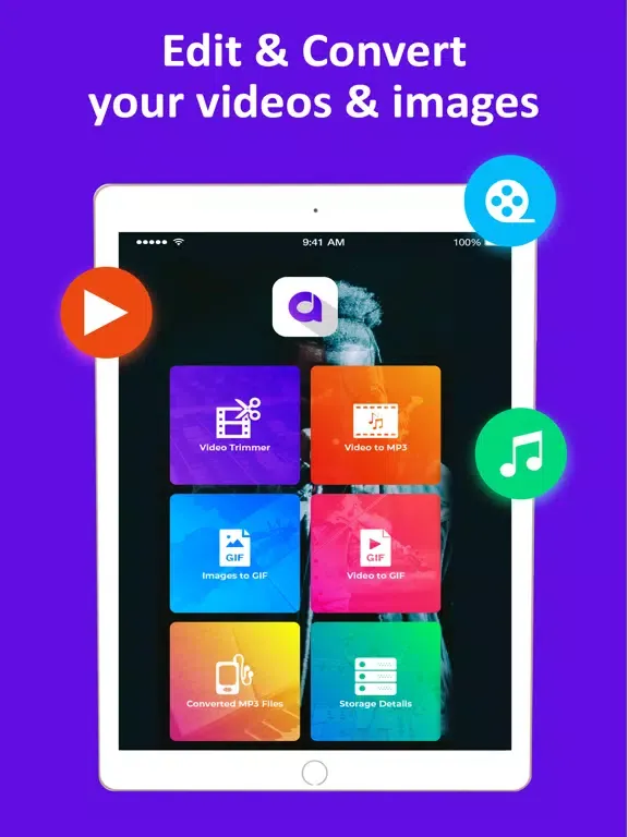 Mp3 Converter, Video To Music iPad  Screenshots