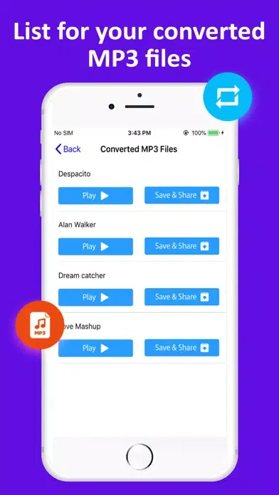 Mp3 Converter, Video To Music Screenshots