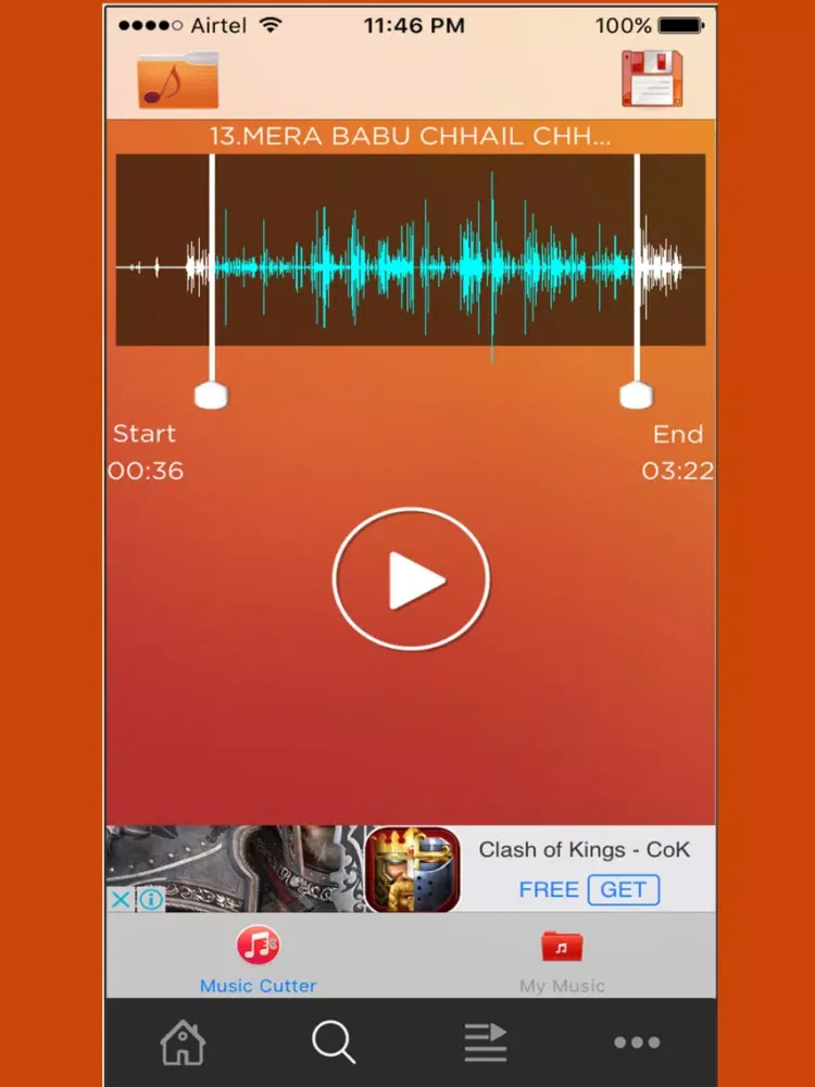 Captures d'écran de Music Cutter - Cut Mp3 Music iPad 