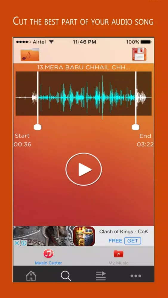 Captures d'écran de Music Cutter - Cut Mp3 Music