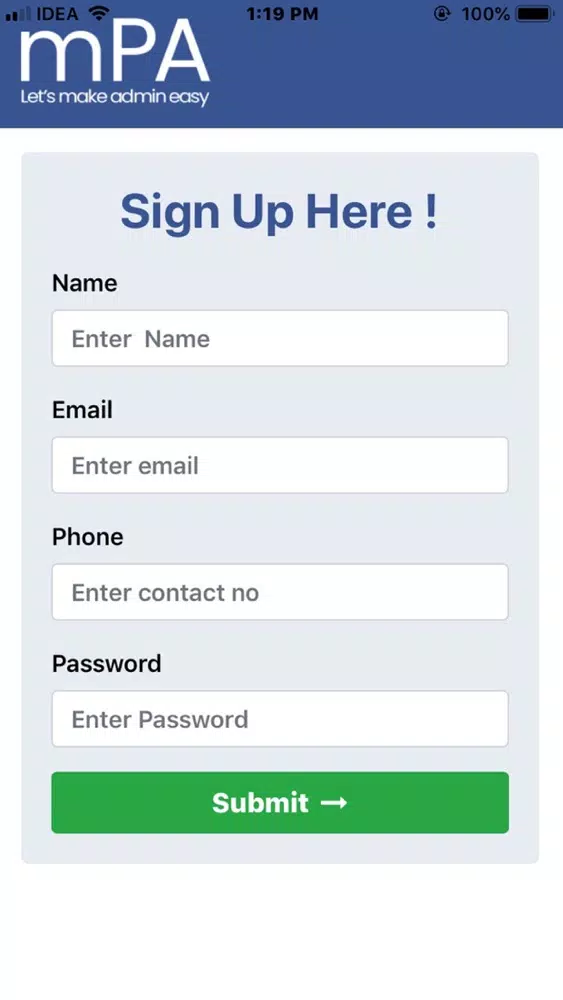 MPA - Let's make admin easy スクリーンショット