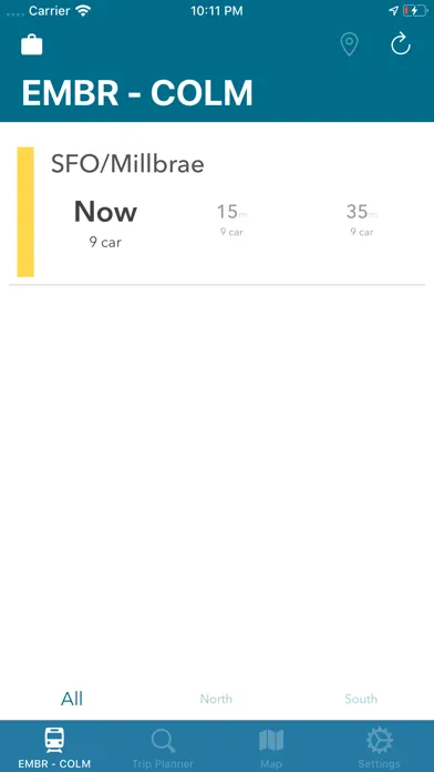 My BART Commute Screenshots