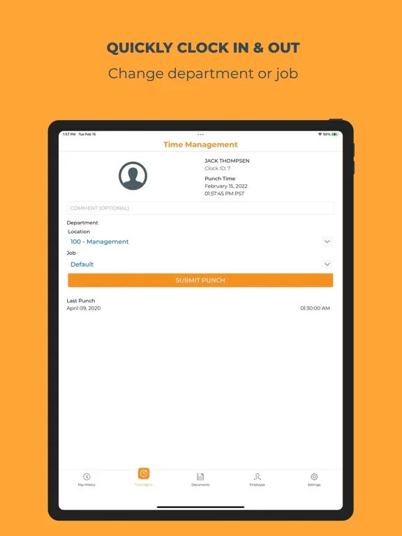 Zrzuty ekranu Payentry iPad 