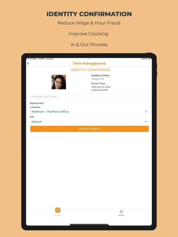 Zrzuty ekranu Payentry iPad 