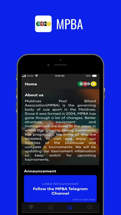 Tangkapan skrin MPBA - Official App