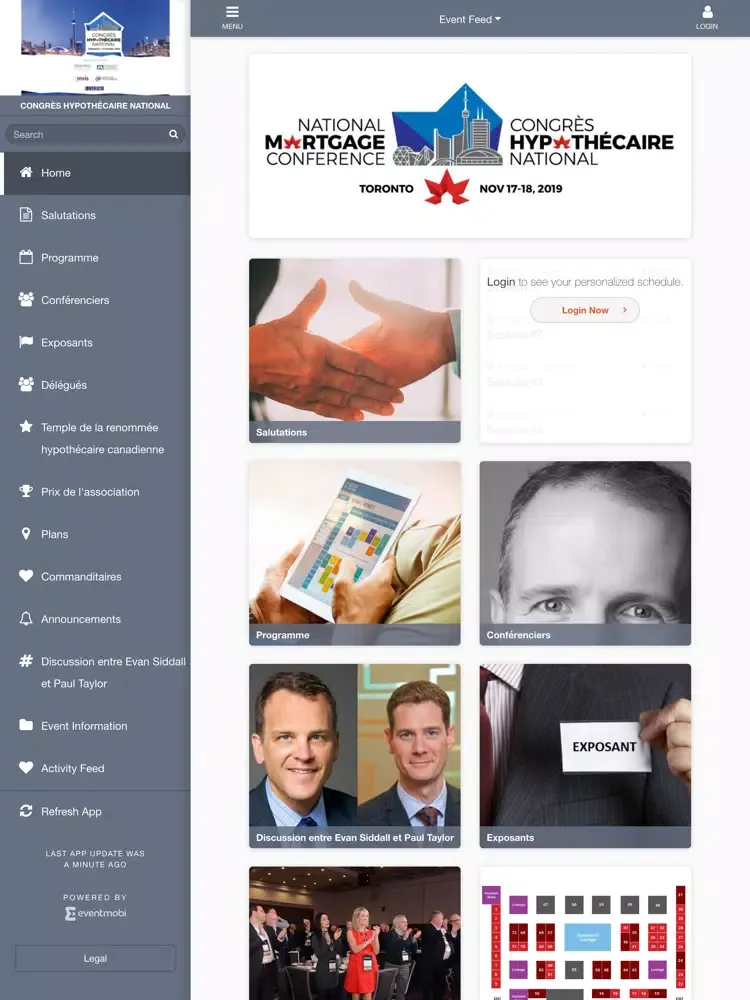 Ảnh chụp màn hình của National PHC 2019 iPad 