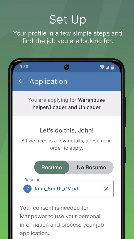 Скриншоты My Manpower App