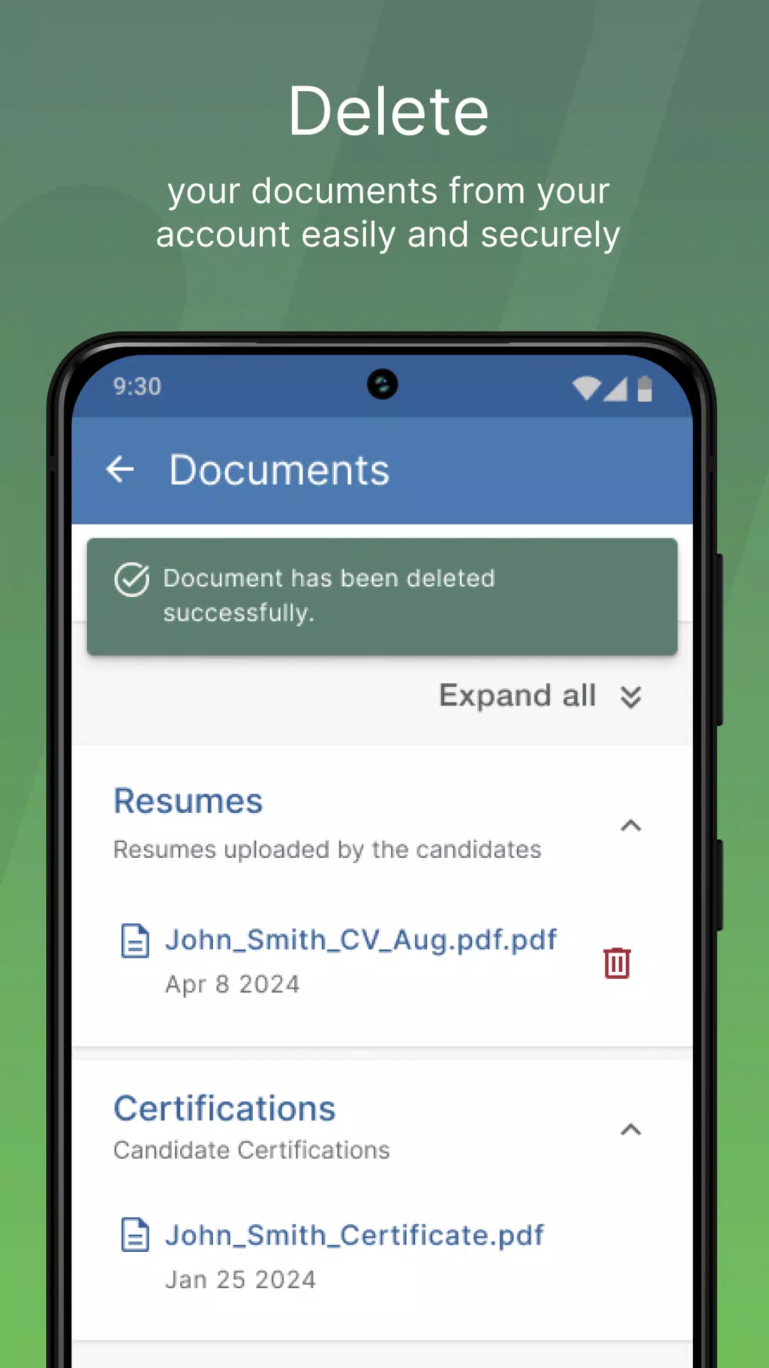 My Manpower App Screenshots