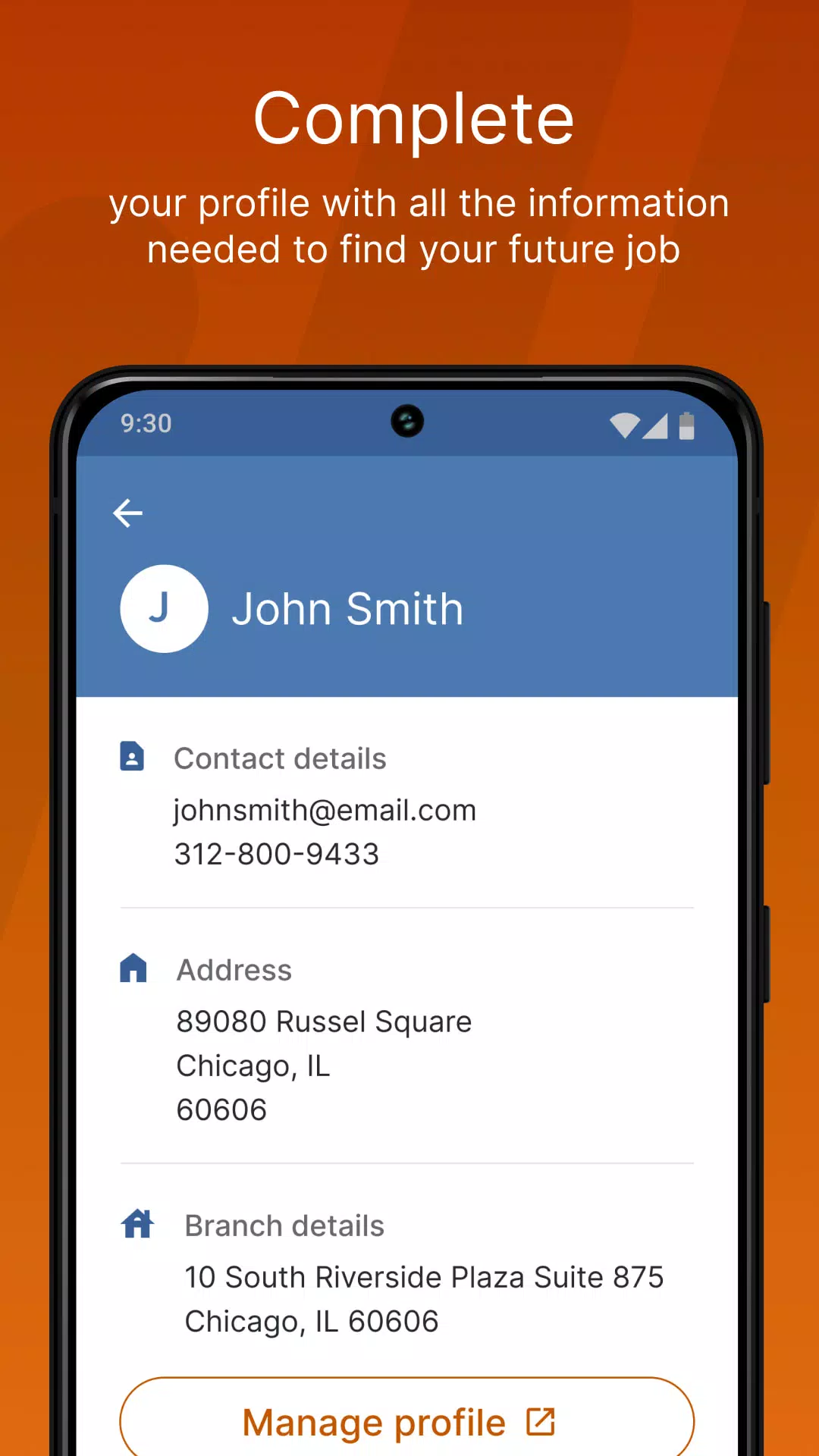 My Manpower App Screenshots