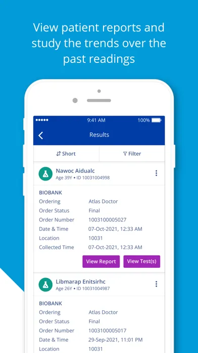 Скриншоты Clinician Access
