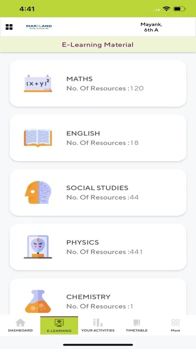 Screenshot di MPIS Student