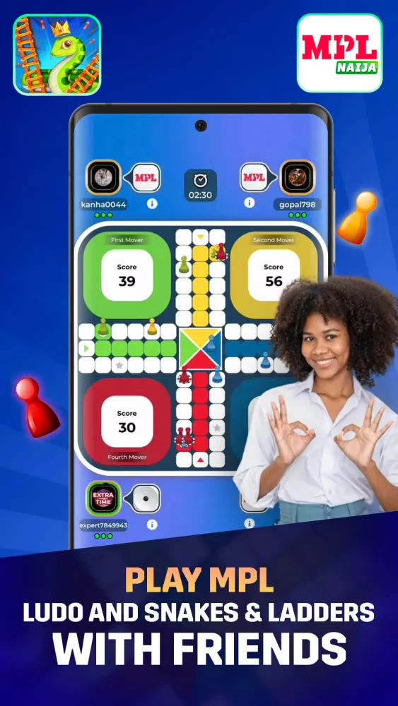 Screenshot di Ludo Dice Cash Games MPL Naija
