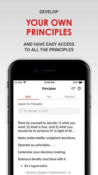 Principles In Action Screenshots