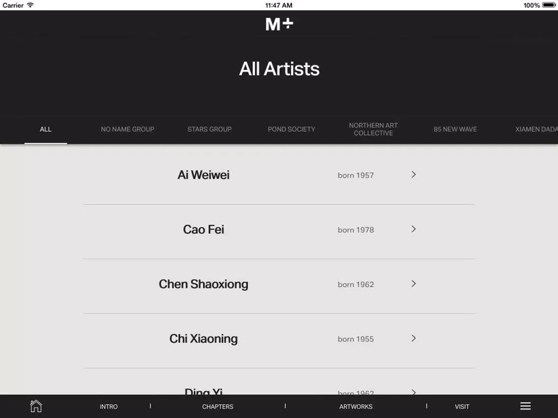 M+希克藏品 M+ Sigg Collection iPad  Ekran Görüntüleri
