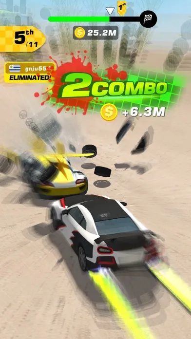 Tangkapan layar Crash Race.io