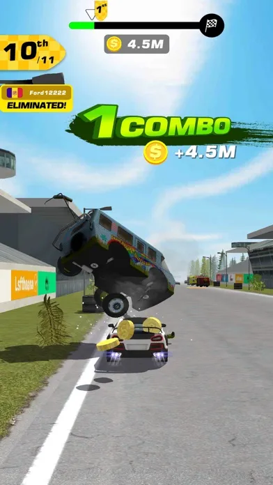 Tangkapan layar Crash Race.io