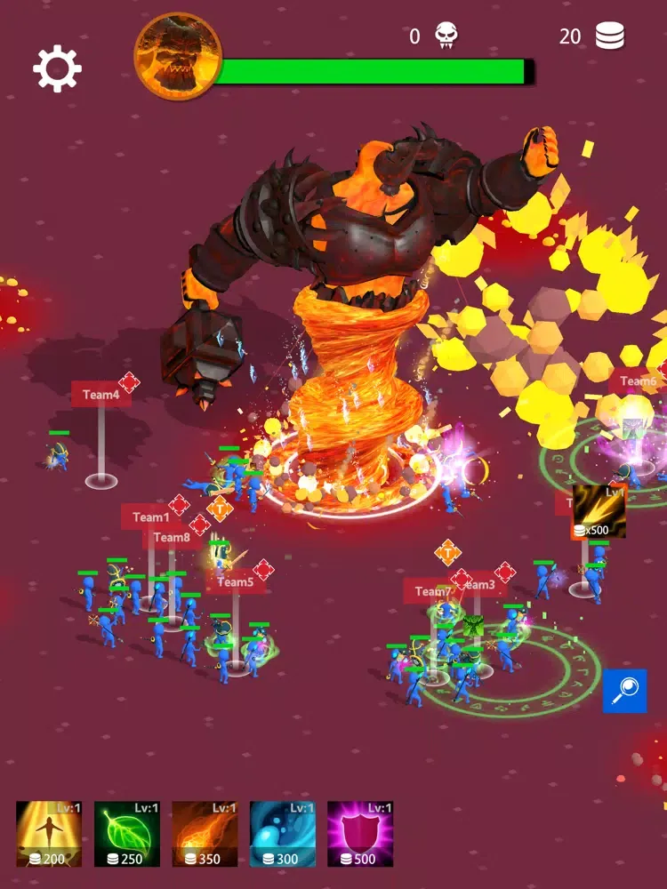Tangkapan layar World of Raid iPad 