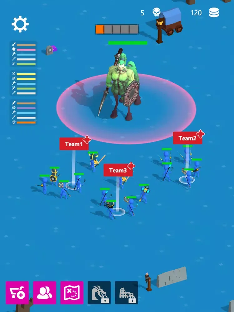 Tangkapan layar World of Raid iPad 