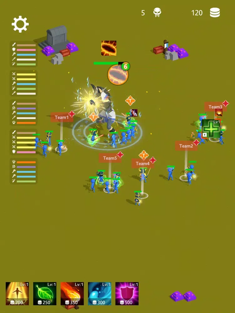 Tangkapan layar World of Raid iPad 
