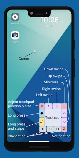 Captures d'écran de Touchpad for Big Phone & Tab