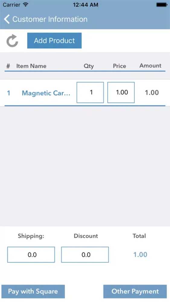 تصاویر mPOS.sale(Infusionsoft+Square)