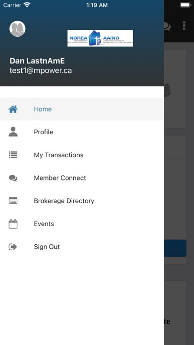 NBREA Member Portal স্ক্রিনশট