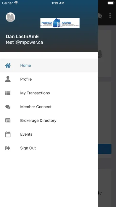 Tangkapan skrin NBREA Member Portal