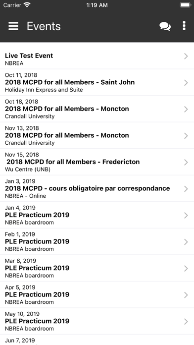 NBREA Member Portal স্ক্রিনশট