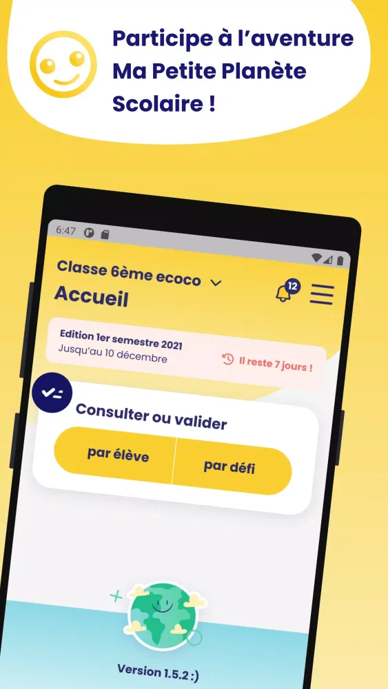 Capturas de tela do MPP Scolaire