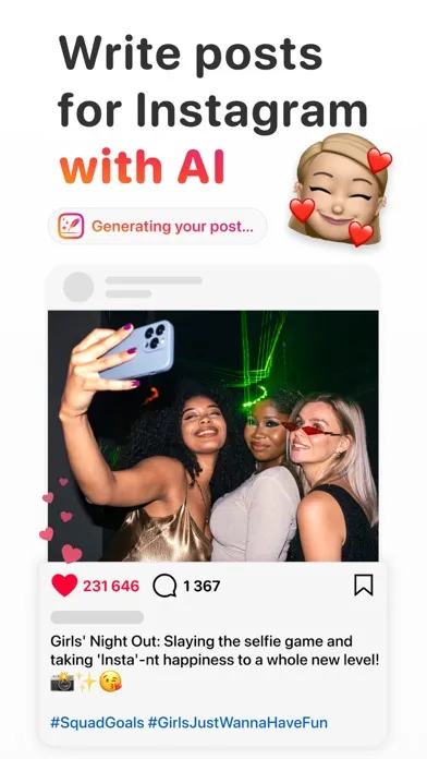 صور AI Caption Generator App