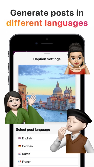AI Caption Generator App應用截圖