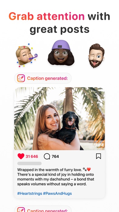 AI Caption Generator App應用截圖