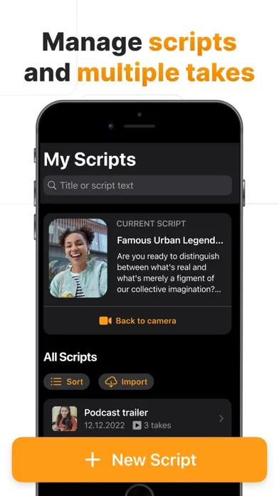 Teleprompter for Vloggers应用截图