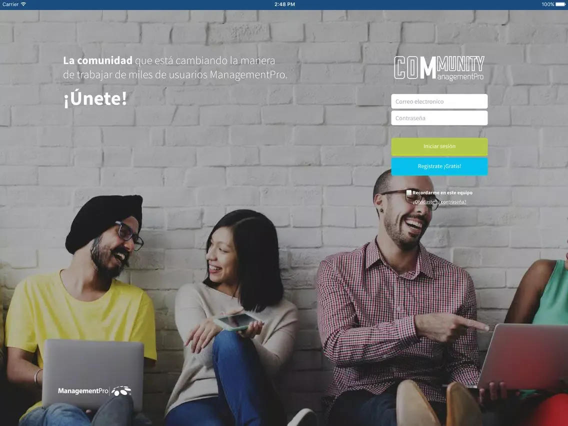 ManagementPro Community iPad 應用截圖