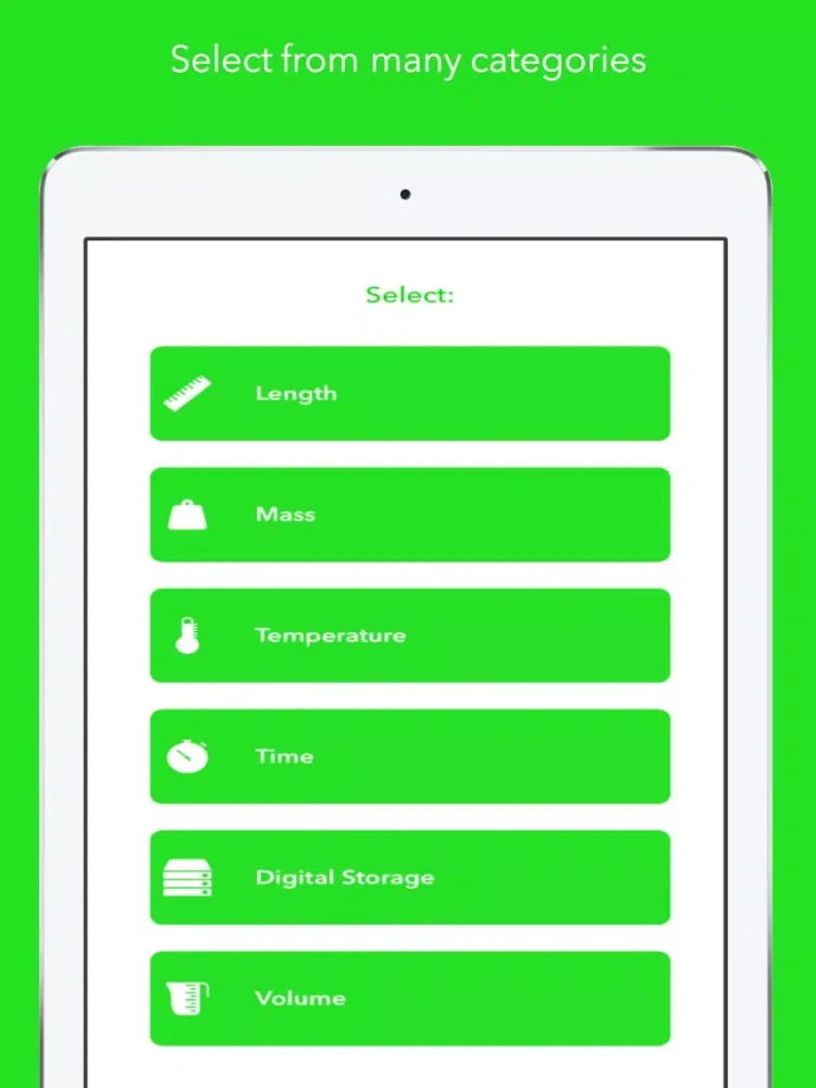 ภาพหน้าจอของ Pocket Converter - Measurement iPad 