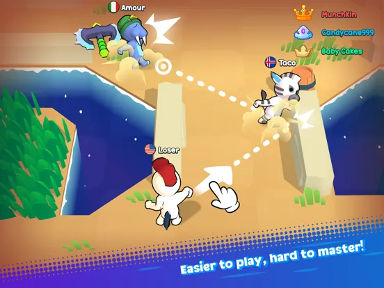 Capturas de pantalla de Boomerang War.io iPad 
