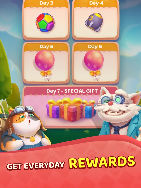 Catventure: Puzzle Match3 Game iPad  Ekran Görüntüleri