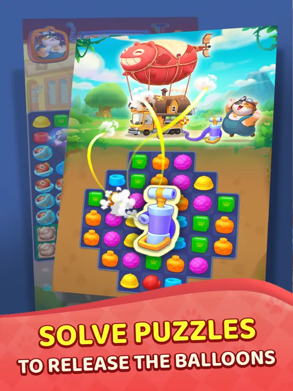 Catventure: Puzzle Match3 Game iPad  Ekran Görüntüleri
