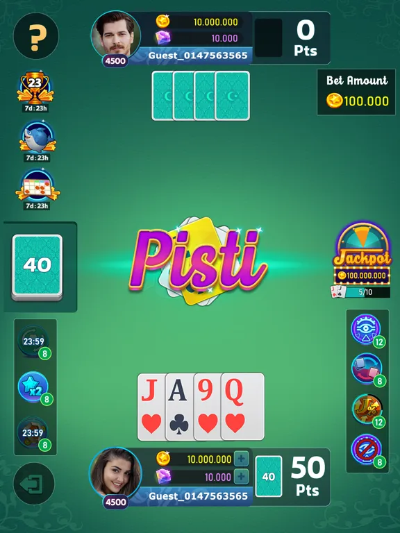Tangkapan layar Pisti - ZingPlay iPad 