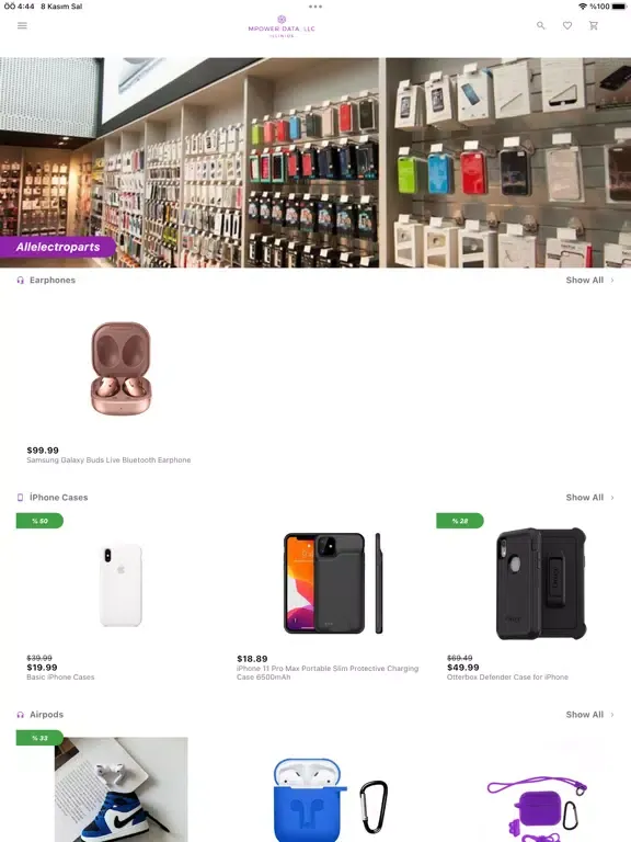 MPWR Marketplace iPad  स्क्रीनशॉट