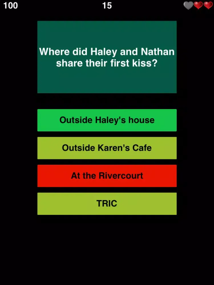 Tangkapan skrin Quiz for One Tree Hill - Trivia for the TV show fans iPad 