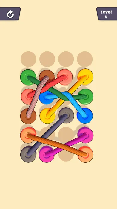 Twisted Puzzle 3D - Sort Ropes應用截圖
