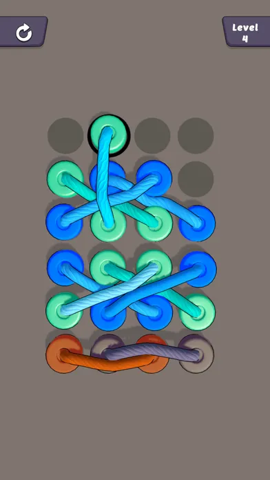 Twisted Puzzle 3D - Sort Ropes應用截圖