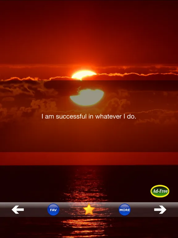Daily Affirmations! Self Confidence Improvement and Unique Positive Thinking Companion FREE! iPad 应用截图