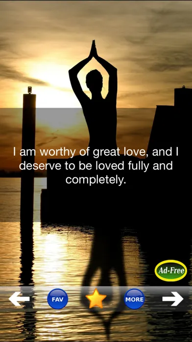 Daily Affirmations! Self Confidence Improvement and Unique Positive Thinking Companion FREE!应用截图